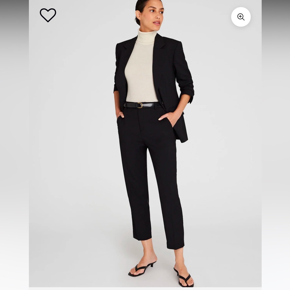 CLUB MONACO Classic Black Trousers Dress Pants Size 4 (28”) BRAND NEW